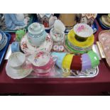 Apperley teaware, Masin's 'print basket' plates, etc:-One Tray