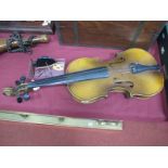 A Two Piece Backed Violin, with internal Czech label.