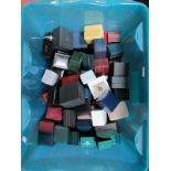 A Box of Assorted Modern Ring Boxes:- One Box