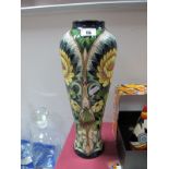 Moorcroft Pottery 'Dent De Lion' Vase, Rachel Bishop, shape 121/14. Limited edition thirty of one