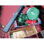 Carlsberg Export Mugs, glasses, large Bells Whisky bottle, Carlsberg poole cases, etc:- One Box