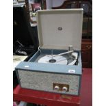 A Circa 1960's Perdio Record Player, in the two tone cream and blue, with Monarch turntable.