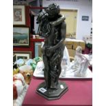 Crosa Bronze Figure Group The Embrace 36cms high.