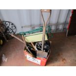 DIY and Garden Tools, including Wilkinson shears, folding garden seat, spade, etc.