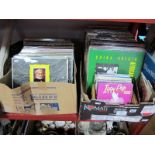 Vinyl- A Collection of Rock, Pop and Classical LP's and 45RPM's, including Police, 10cc, Dire