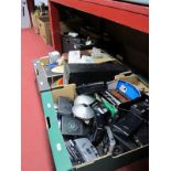 Cameras and Camera Equipment, plastic instamatic cameras, Kodak EK 100, Bell and Howell Cine