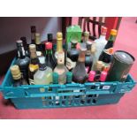 A Mixed Assortment of Wines & Spirits, including, Bell's, Martell, Port, Liqueurs, Bushmills,