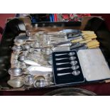 A Quantity of Loose Electroplated A1 Cutlery, 'Grecian' Pattern, and oster cutlery including