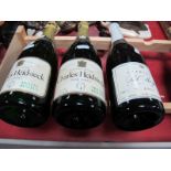 Pol Roger Brut Champagne, 750ml together with two bottles of Charles Heidsieck Champagne (labeled