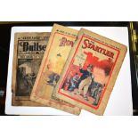 The Startler Comic, vol 4 no.89, from Nov 7th 1931, together with the Rover no.