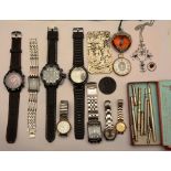 A quantity of assorted watches,