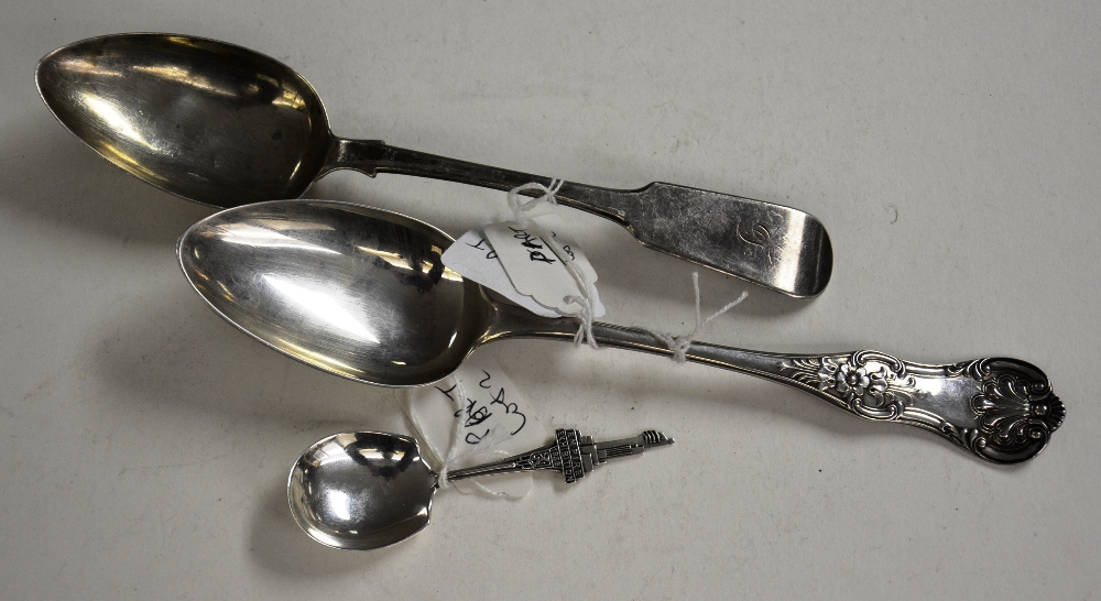 A Glasgow silver tablespoon by Wm Clarke Shaw 1855,