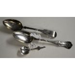 A Glasgow silver tablespoon by Wm Clarke Shaw 1855,