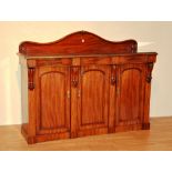 A Victorian mahogany chiffonier sideboard,