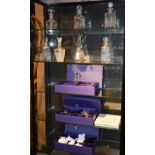 A quantity of crystal wares, to include boxed Edinburgh crystal sherry and wine glasses,