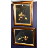 Demazia
'Pair of Still Life's of Fruit'
Print, signed lower right,