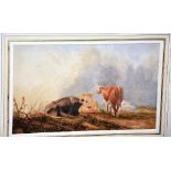 Thomas Sydney Cooper (British) 1803-1902 'Cattle Grazing' Watercolour,