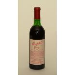 A Penfolds Grange bin 95 vintage 1982 Australian red wine, bottled 1984, 750ml,