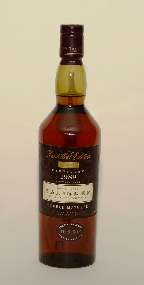 The distillers edition Talisker 1989 double matured single malt scotch whisky, distilled 1989,