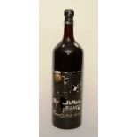 A 5 litre bottle of Italian chianti, label torn, maker indistinct, 5 litres, 12.