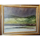 Alan Turner 'Storm Clouds Wester Ross' Oil on board,