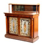 An early Victorian mahogany side cabinet/chiffonier, circa 1840,