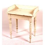 A Victorian painted washstand,