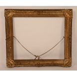 A giltwood and gesso picture frame, circa 19th century, 68.