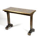 A Regency boulle and ebonised side table, in the manner of George Bullock,