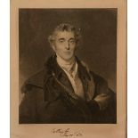 William Dean Taylor (After Sir Thomas Lawrence) 'The Duke of Wellington' 19th century engraving,