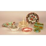 A quantity of porcelain and pottery, circa 19th century and later, to include cream ware,