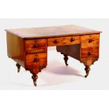 A George IV mahogany partners desk,