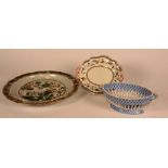 A part Cauldon pottery dessert service by Brown-Westhead Moore & Co,