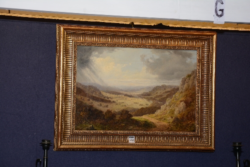 British School (Mid 19th Century) Panoramic Landscape (Taymouth?) Oil on canvas, - Image 2 of 2