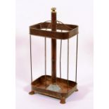 A Regency tole stick stand, 99cm high CONDITION REPORT: Lot 344 - rusting to base,