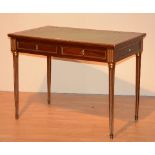 A French writing desk circa late 19th century,