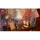 A mixed lot of sundry items, to include table lamps,