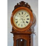 A Victorian mahogany drumhead eight day longcase clock by Alex Kerr of Dundee,