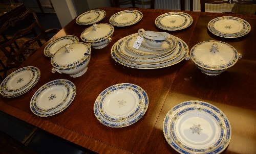 A Royal Worcester 'Deauville' part pottery dinner set,