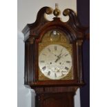 An early Victorian mahogany cased longcase clock by William Thomson Edinburgh, circa 1840,