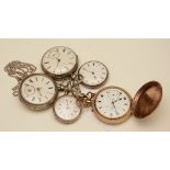 Two Victorian silver cased pocket watches, by John Forrester, London and William Marshall,