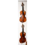 Two student violins,