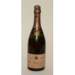 A bottle of Pol Roger & Co 1934 champagne
