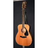 A Yamaha acoustic guitar no FG-460S-12A,