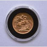 A Victorian gold sovereign, dated 1898,