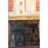 M Quinn (Contemporary) 'French Book Store' Watercolour, signed and dated 2004 lower right,