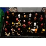 25 bottles of mixed vintage wine, to include 1976 Chablis Premier Cru Fourchaume's,