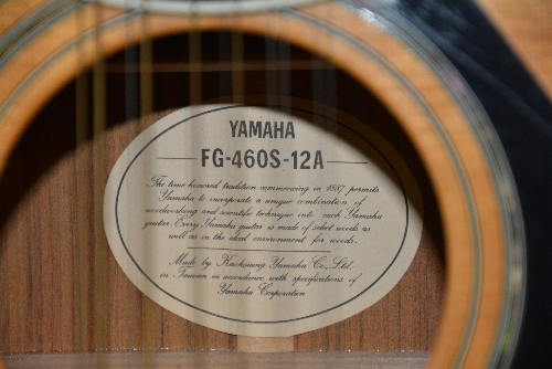 A Yamaha acoustic guitar no FG-460S-12A, - Image 2 of 5