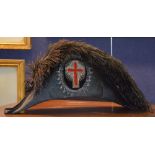 A Masonic Knights Templar chapeau by Henderson Ames Co.