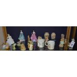 Seven Beatrix pottery figures, to include 'Timmy Tiptoes', 'Benjamin Bunny',